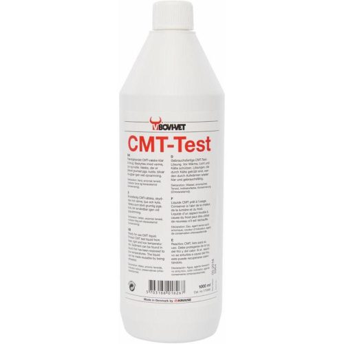 CMT tekućina se koristi kao dio Kalifornijskog testa mlijeka (CMT) za otkrivanje slučajeva subkliničkog mastitisa kod goveda i sužavanje kruga zaraženih vimena. Farmer mora koristiti CMT tekućinu uz lopaticu za testiranje mlijeka.