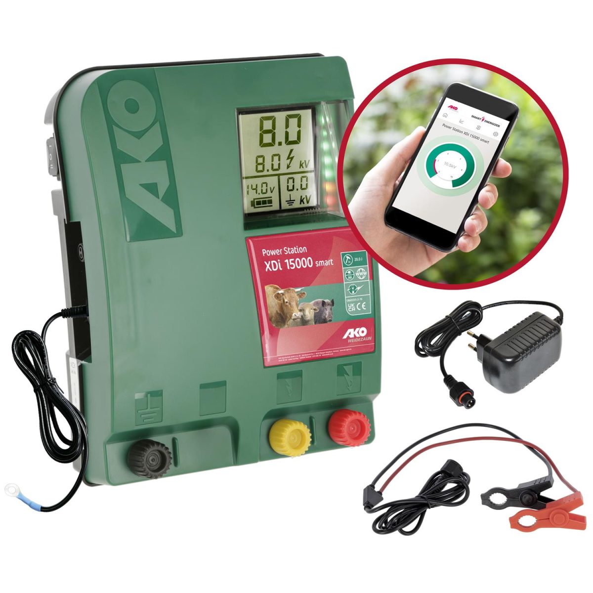 AKO SMART XDI 15J electric fence energizer